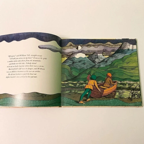 Vintage  1970 William Tell Book by Alan Blackwood Hardcover Printed in Italy - Picture 7 of 12